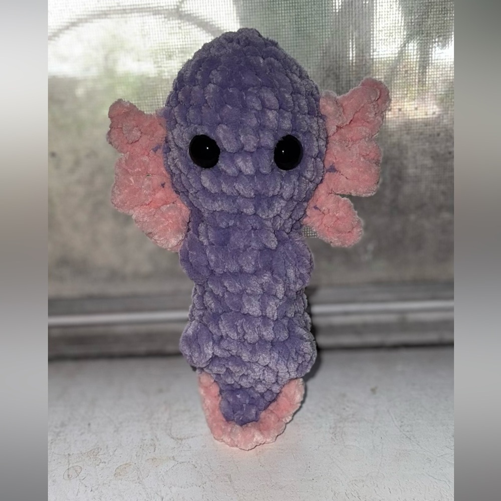 Purple and Pink Plush Toy